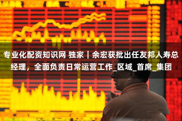 专业化配资知识网 独家｜余宏获批出任友邦人寿总经理，全面负责日常运营工作_区域_首席_集团