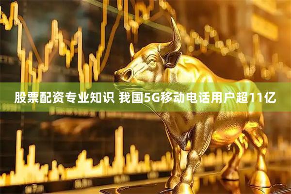 股票配资专业知识 我国5G移动电话用户超11亿